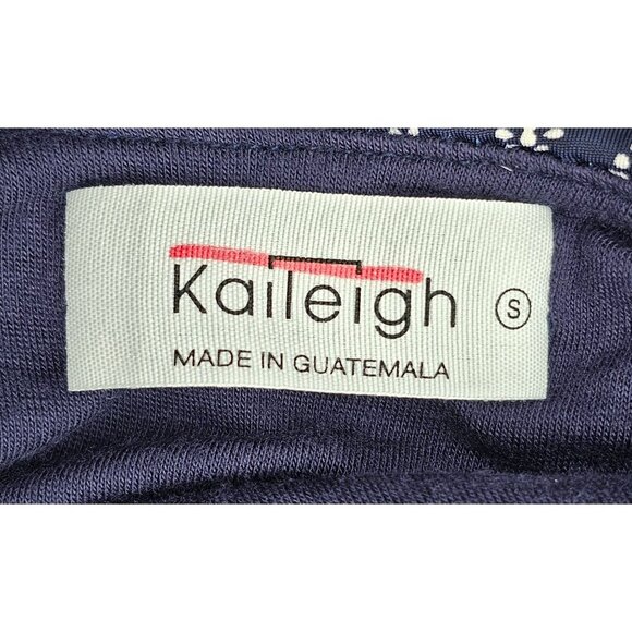 Women's - Kaileigh Navy & White Printed Jumpsuit, Size Small - Picture 7 of 11